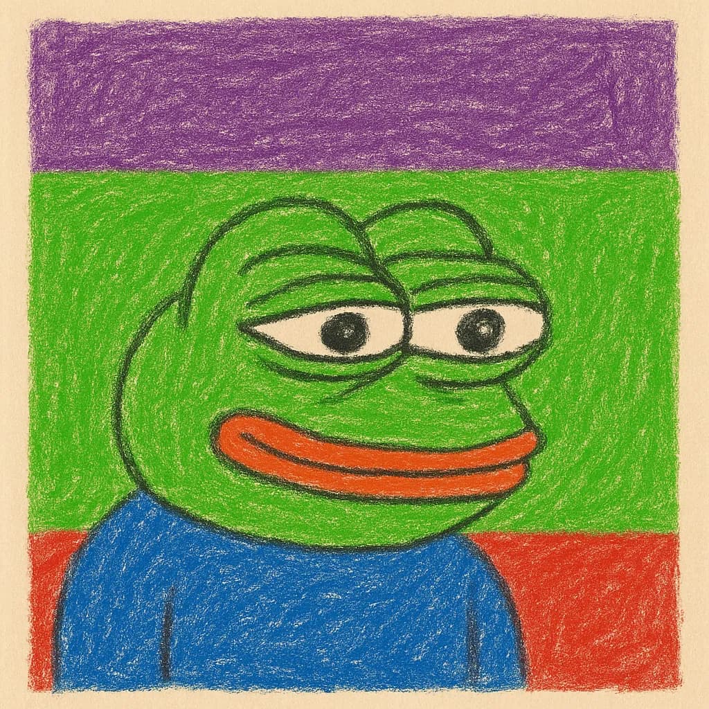 No. 6 (Violet, Green and Red)